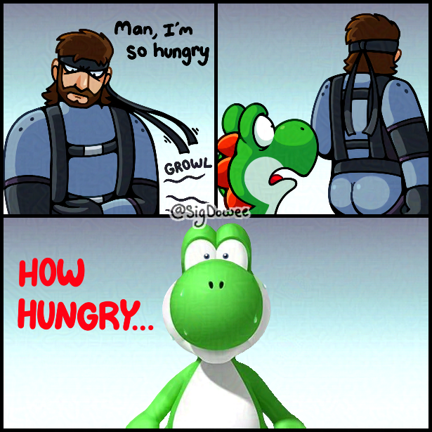 SigDowee's tweet image. Yoshi's Unnatural Predator 🦖🍽️🐍
#SuperSmashBros #Nintendo
