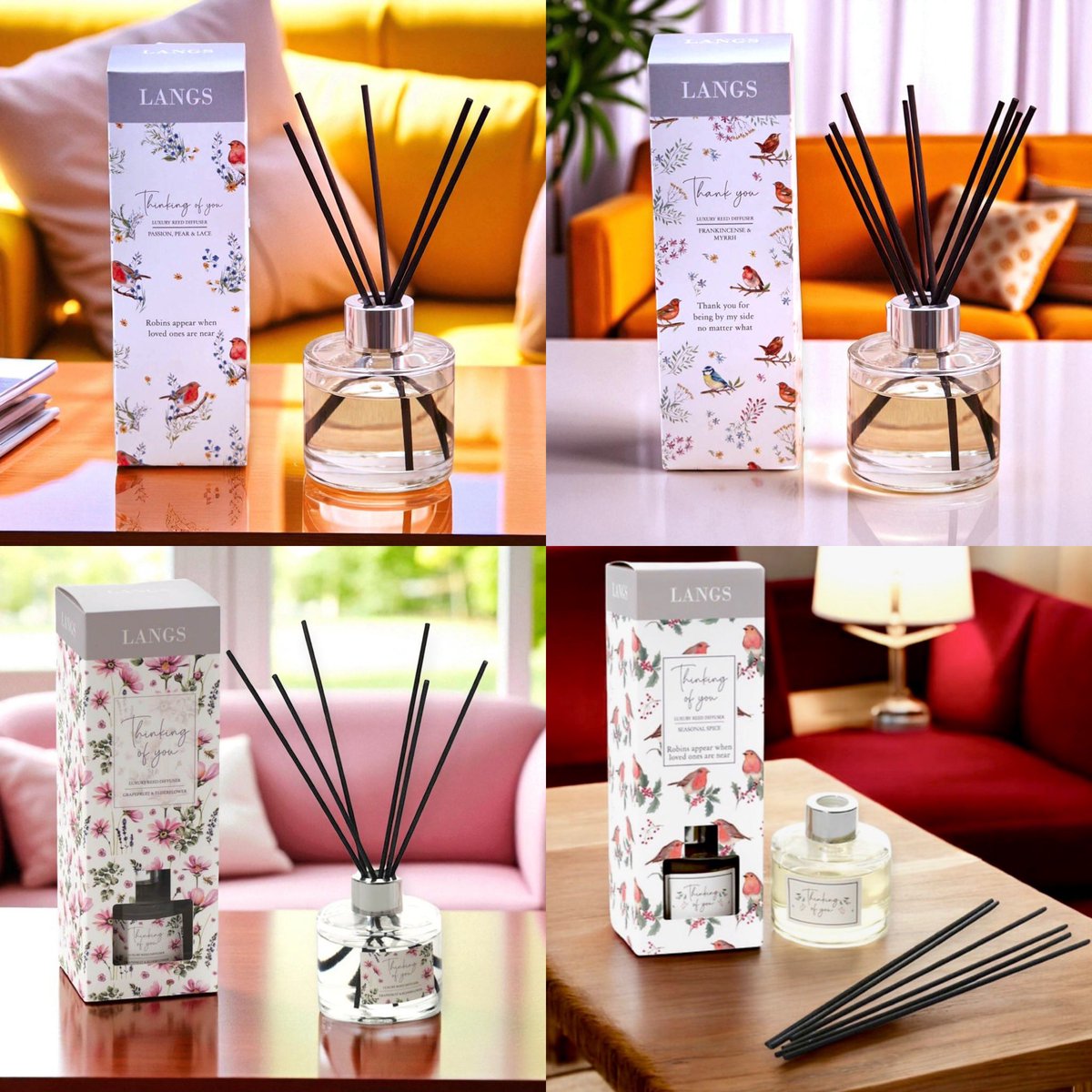 LumpyandFriends's tweet image. Just arrived new candles and diffusers 💐
Soy Candles and Luxury Passion Diffusers with Robins, Bees, Garden Birds and Flowers….with lovely words on 🌺
mrlumpyandfriends.com/candles-diffus…
Worldwide postage available 🙏