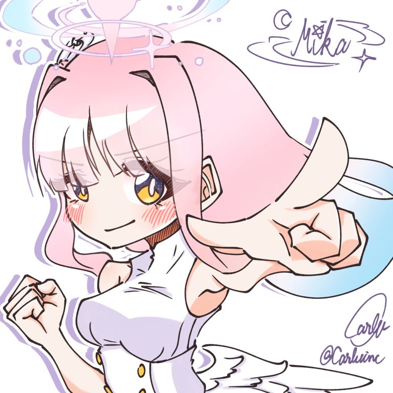 Carluinc's tweet image. #今月描いた絵を晒そう 

アオバめちゃくちゃ頑張った　特に目
