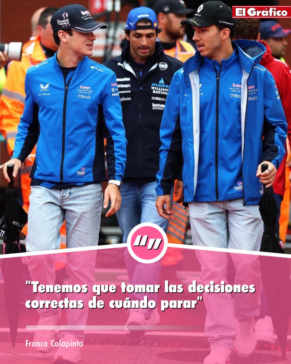 elgraficoweb's tweet image. COLAPINTO HABLÓ EN LA PREVIA DEL GRAN PREMIO DE BÉLGICA 🗣️🏎️
🎙️ Del "aburrimiento" por salir del pitlane a las oportunidades en la carrera y las decisiones importantes de la estrategia, el análisis del argentino.
➡️ Franco largará en el puesto 15 por las sanciones a Alonso,…