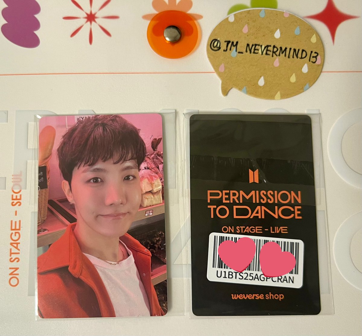 BTS PTD (Weverse特典トレカ アメリカ限定）Jimin ジミン BTS PTD