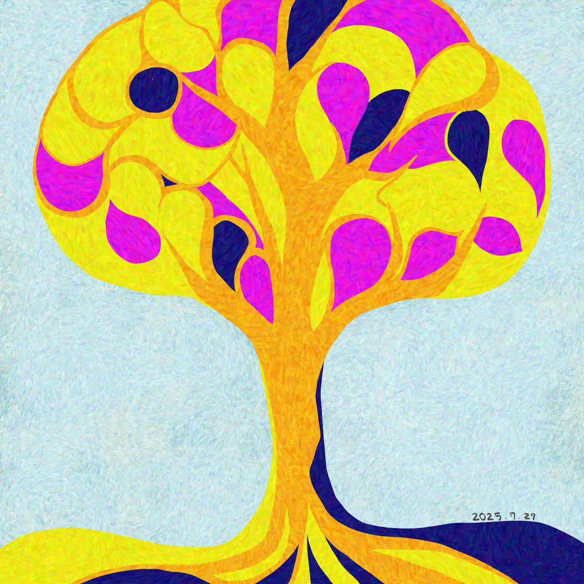 JULY 27, 2025
I draw your tree on your biorhythm birthday.
You can express the energy of the moment you were born in color.
It's a tree of color that resonates with the day you were born.
#nft #NFTs  #nftart #NFTartist  #NFTartists  #nftcolor #colortree
opensea.io/collection/you…