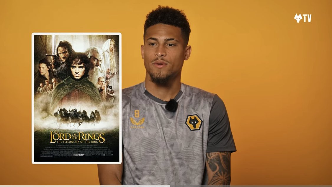 The greatest films ever made. 

Gomes says they're his favourite films too🐺 #wwfc