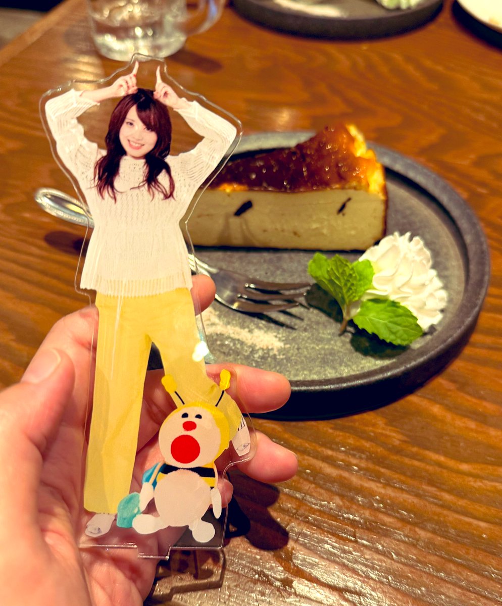 FollowmeupK's tweet image. バスクチーズケーキ美味かったあ☺️