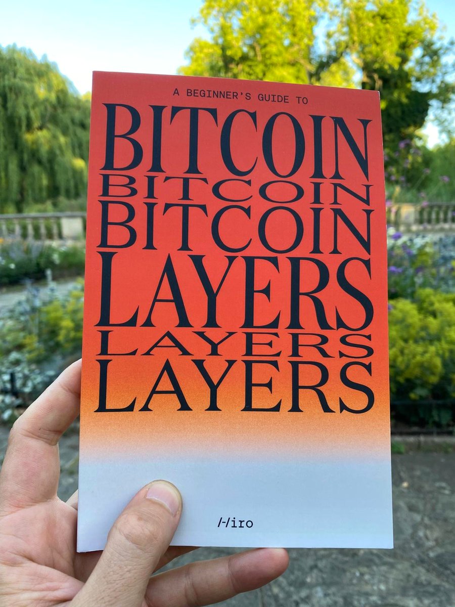 StacksDevs's tweet image. GM devs 🧡
Stacks builders touch grass too.
Good read. Good weather. Good timing.
Bitcoin layers hit different in print 🟧
(shoutout to @hirosystems for the book)