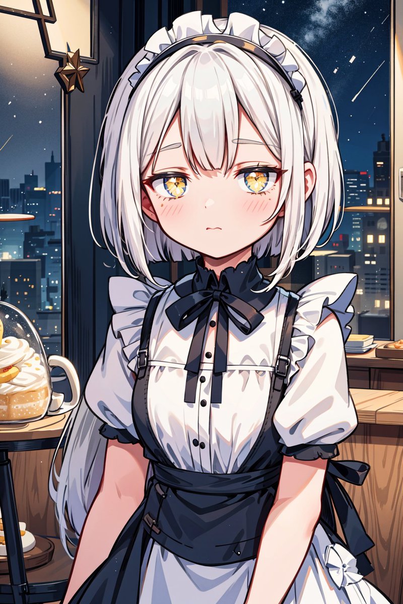 AdvanceNext1878's tweet image. こんばんは
ご主人様は、暑いのに夜食にカップラーメンを買って、今凄く後悔してます
頭の中がコンビニのざるラーメンしか考えられなくなってしまってるポンコツです
#AIイラスト #ジト目同盟
