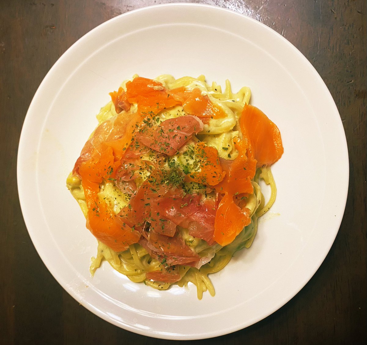 レモンクリームチーズパスタうめぇ！