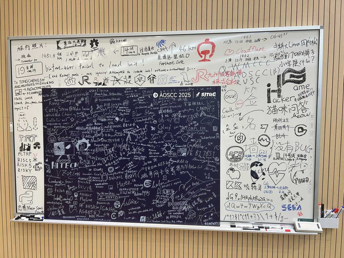 McXiaowei's tweet photo. AOSCC圆满结束,感谢陪伴~
#AOSCC #AOSCC2025 https://t.co/jEwM0C9ukE