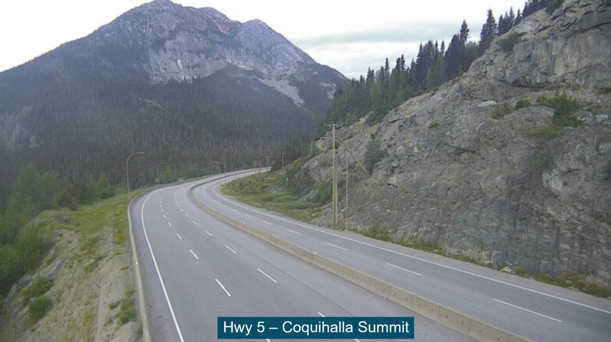 DriveBC's tweet image. 👋Good morning, BC!
The threat of showers lingers in the north, central and southeast parts of the province, while the sunshine continues on the Lower Mainland.
Drive safely!
DriveBC.ca
Here’s a look around at 5:55am.
#BCHwy1 #BCHwy5 #BCHwy97 #BCHwy99