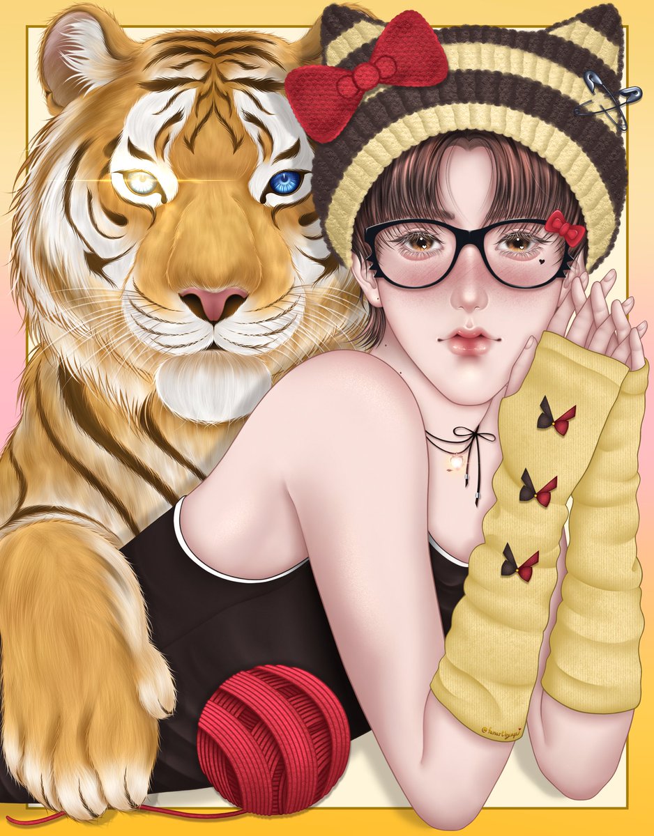 Yellow 🐯🎀💛

#ArtworkSkynani #skynani #สกายนานิ