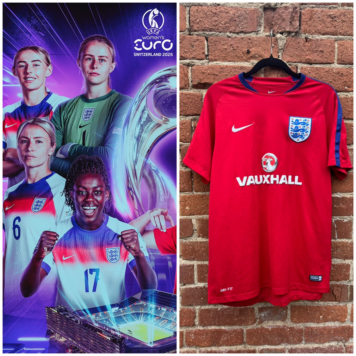 FILTHY FOOTBALL SHIRTS ENGLAND GIVEAWAY 🏴󠁧󠁢󠁥󠁮󠁧󠁿

England take on Spain in the #WEURO2025 final tonight!

If England WIN, you’ll WIN this shirt!  

To enter:
1: Follow us 🫡 
2: Like and RT ❤️
3: Tag a mate👇🏻

Also, use code England15 for 15% off at checkout at: FilthyFootballShirts.com