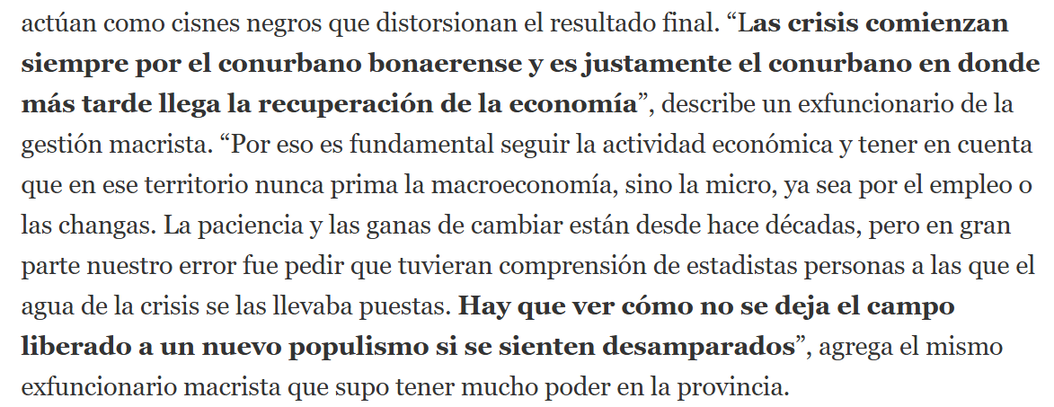 Musgrave's tweet image. Quién será este bruto ex funcionario macrista que cree que el empleo es una variable microeconómica?
El título completo del libro de Keynes que "fundó" la macro es Teoría general del EMPLEO, el interés y el dinero
Insisto, la derecha es un atractor de la ignorancia económica