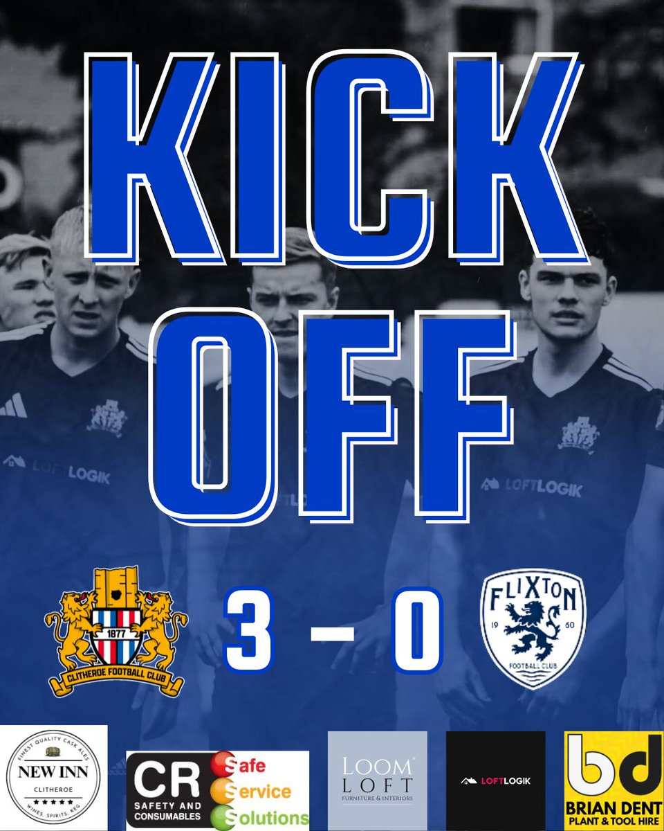 ClitheroeFC's tweet image. LFG 

Second half begins 🙌🏻

#ForwardTogether