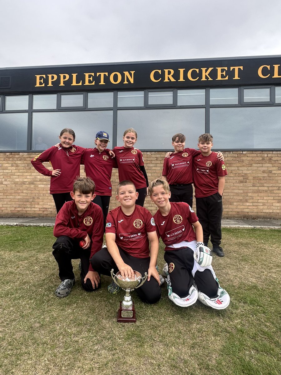🏆Congratulations to our Under 11s who today were crowned Durham Junior League Division Two Champions. 

Well Done to the whole team for a fantastic season. 👏👏

#ECC <a href="/DCBJuniorLeague/">DCB Junior League</a>