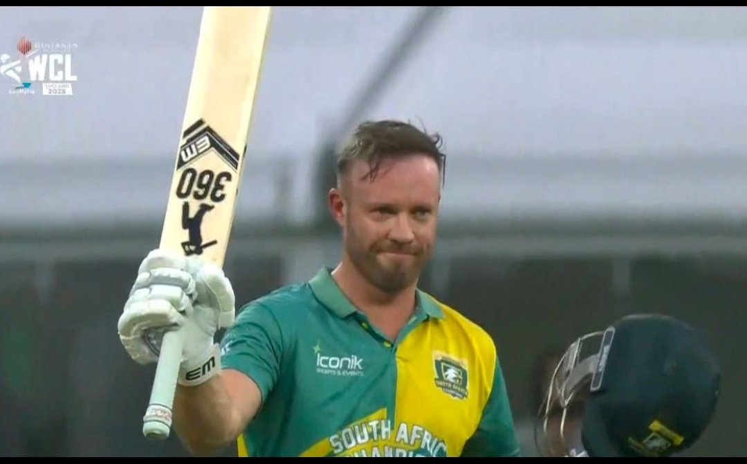 BACK TO BACK HUNDREDS BY ABdeVilliers. 🤯 #WCL25