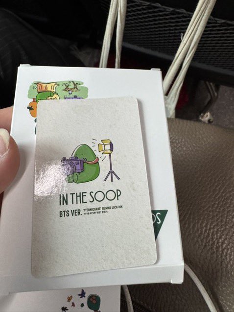 paulinka_92's tweet photo. WTT WANT TO TRADE
BTS IN THE SOOP 2 PYEONGCHANG birthday photocard
Have : Suga/Yoongi
Want : Jhope or Jimin
โญ๏ธ Ship worldwide
#wtt #wtb #suga #yoongi #bts #inthesoop #btsinthesoop #btsphotocard #photocardbts #pcbts https://t.co/17uoGP2RUY