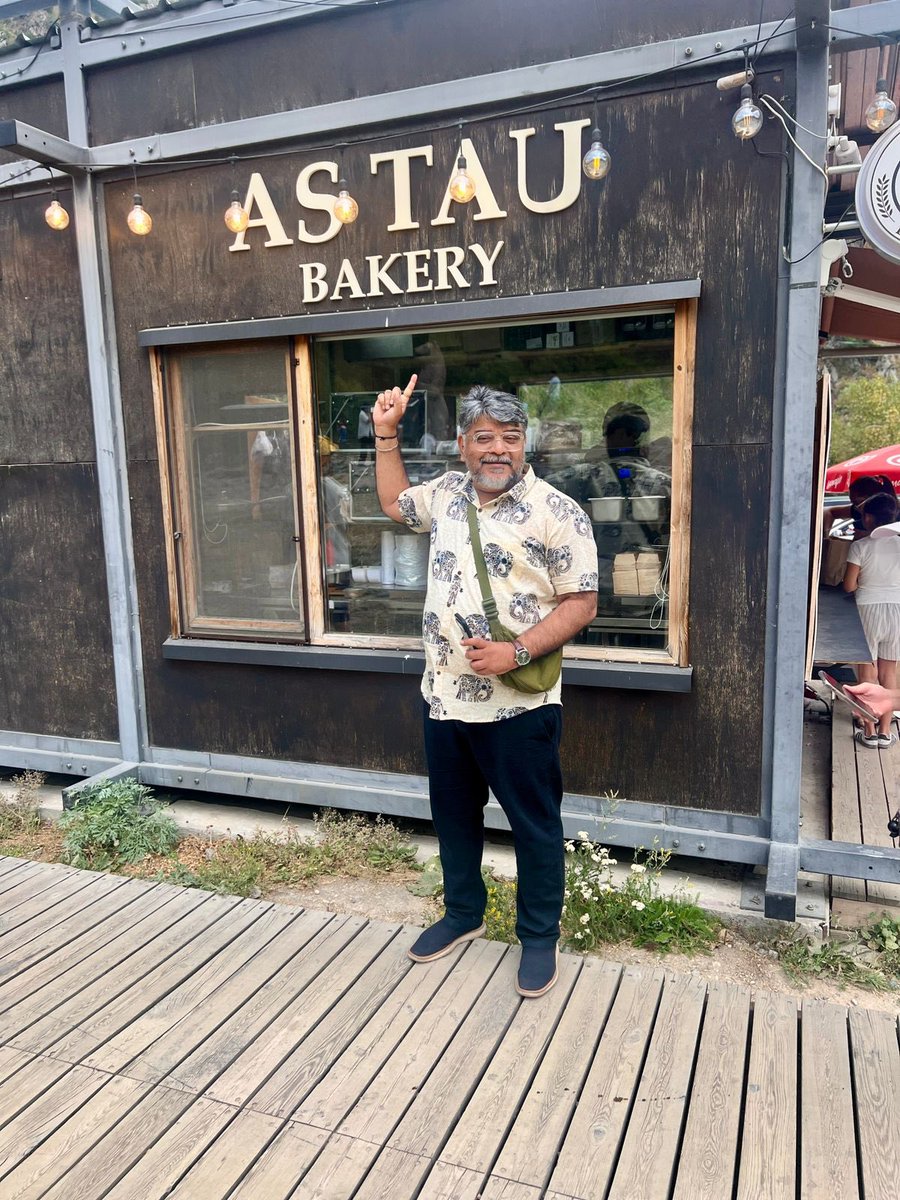 kuldeepmishra's tweet image. Unexpected find in Almaty- The charming Tau Bakery! @kamleshksingh