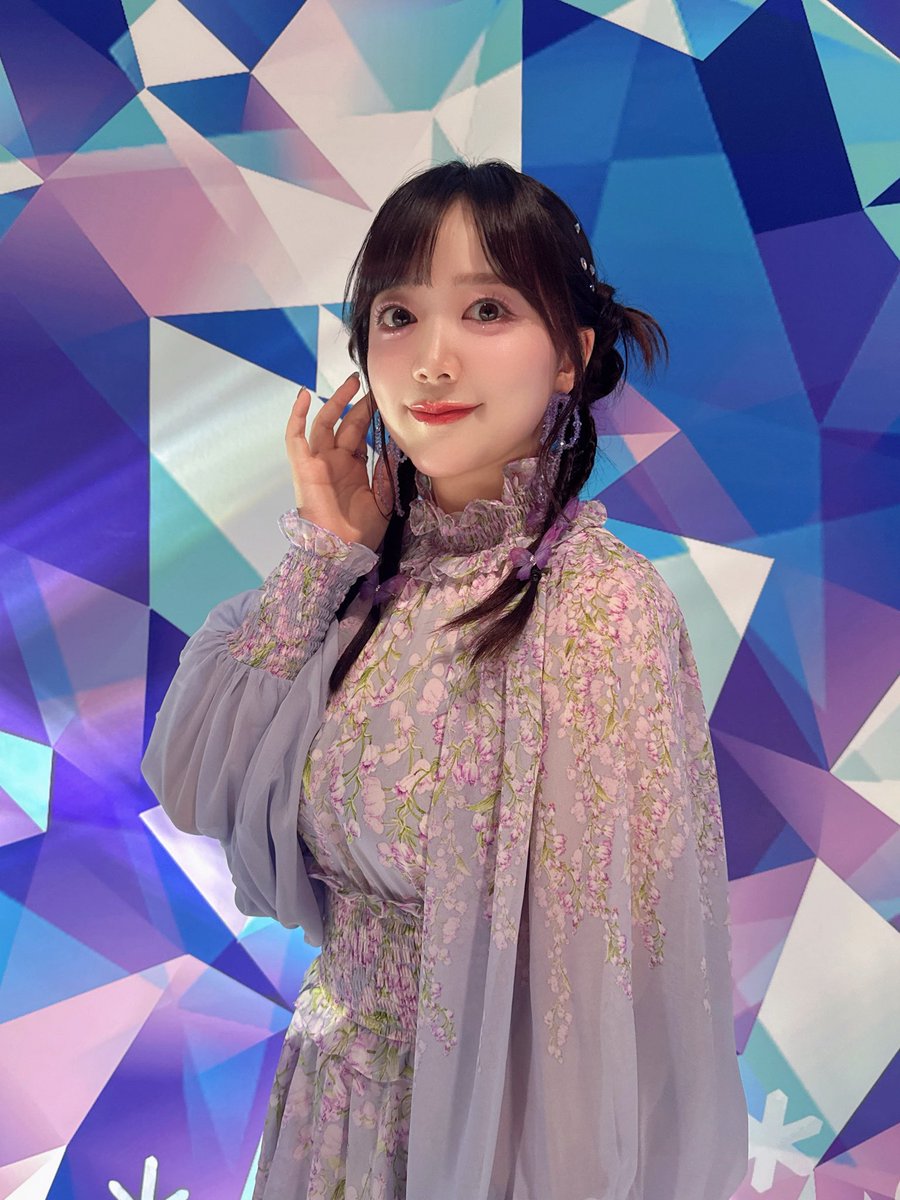 #メダリスト 
#あや差分
#すずちゃんヘアをテーマにアレンジしてもらいました
#藤の花ワンピース和かわいい