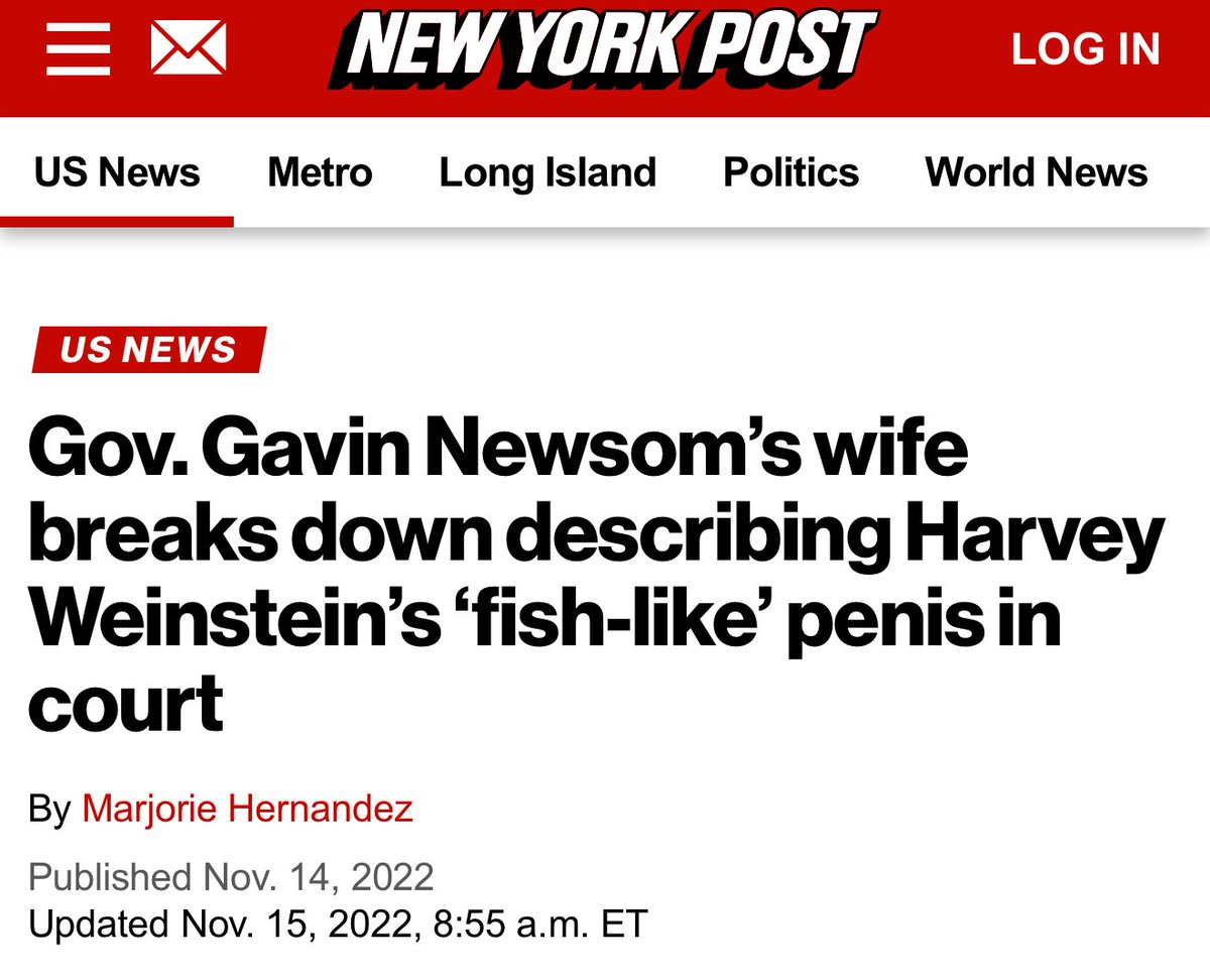 Laura Loomer (@lauraloomer) on Twitter photo You weren’t thinking about all of those hugs and that sweet “love” when you were on your knees for Harvey Weinstein.
Can’t be that in love with <a href="/GavinNewsom/">Gavin Newsom</a> to let Harvey put it inside of you! <a href="/JenSiebelNewsom/">Jennifer Siebel Newsom</a> You weren’t thinking about all of those hugs and that sweet “love” when you were on your knees for Harvey Weinstein.
Can’t be that in love with <a href="/GavinNewsom/">Gavin Newsom</a> to let Harvey put it inside of you! <a href="/JenSiebelNewsom/">Jennifer Siebel Newsom</a>