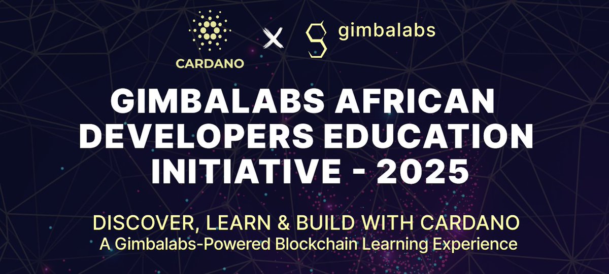 Gimbalabs African Education Initiative - 2025 (@blockprint0) on Twitter photo Wondering what we've been doing?...
Over the past few weeks, we've been building, learning, and growing the next wave of Cardano developers. Right here in Lagos. On Cardano. For Africa.
Through the Gimbalabs African Developers Initiative - 2025 backed by <a href="/gimbalabs/">gimbalabs</a>, we kicked Wondering what we've been doing?...
Over the past few weeks, we've been building, learning, and growing the next wave of Cardano developers. Right here in Lagos. On Cardano. For Africa.
Through the Gimbalabs African Developers Initiative - 2025 backed by <a href="/gimbalabs/">gimbalabs</a>, we kicked