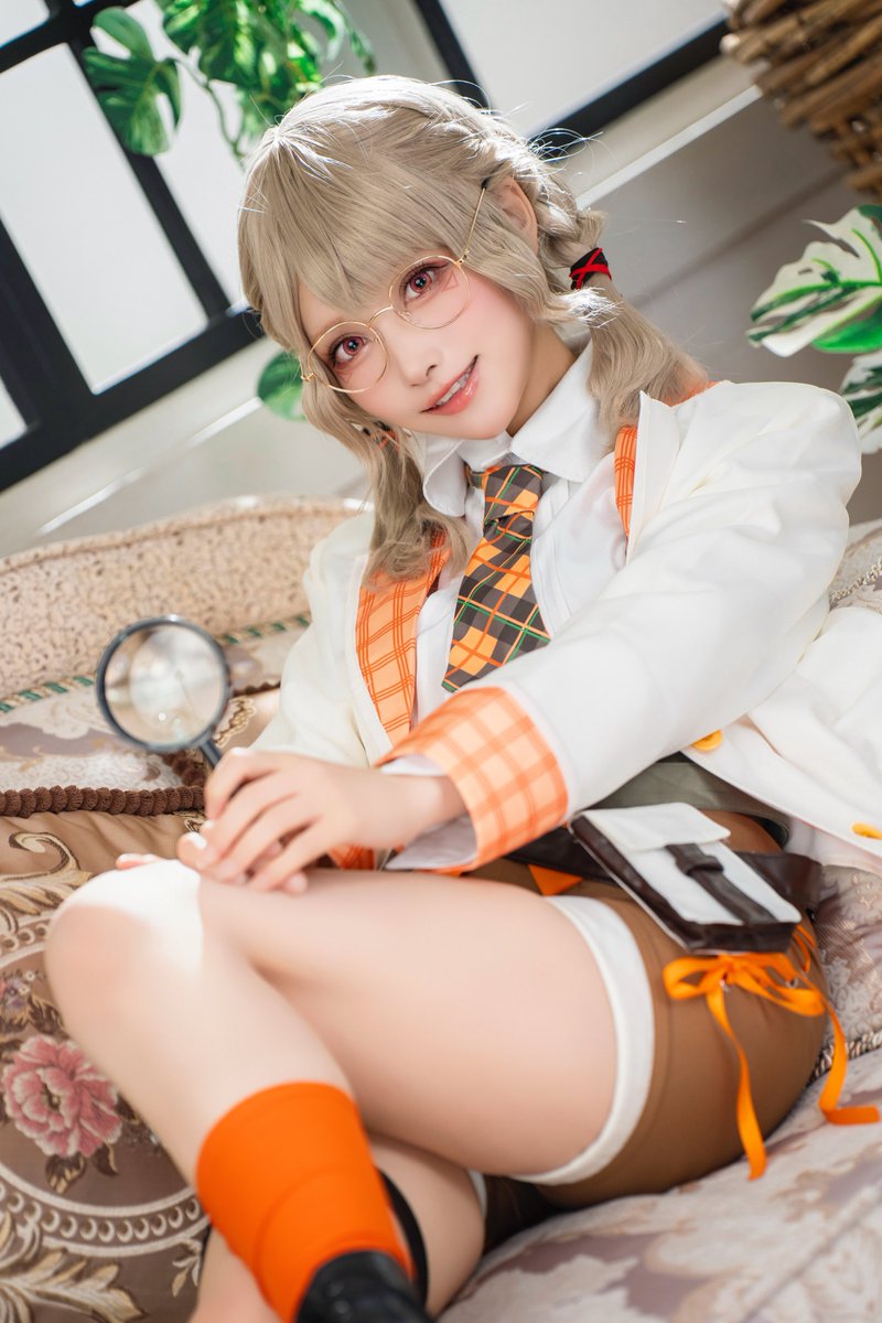 kaorokuri's tweet image. 小森めと🪐
探偵衣装だ！！🕵️