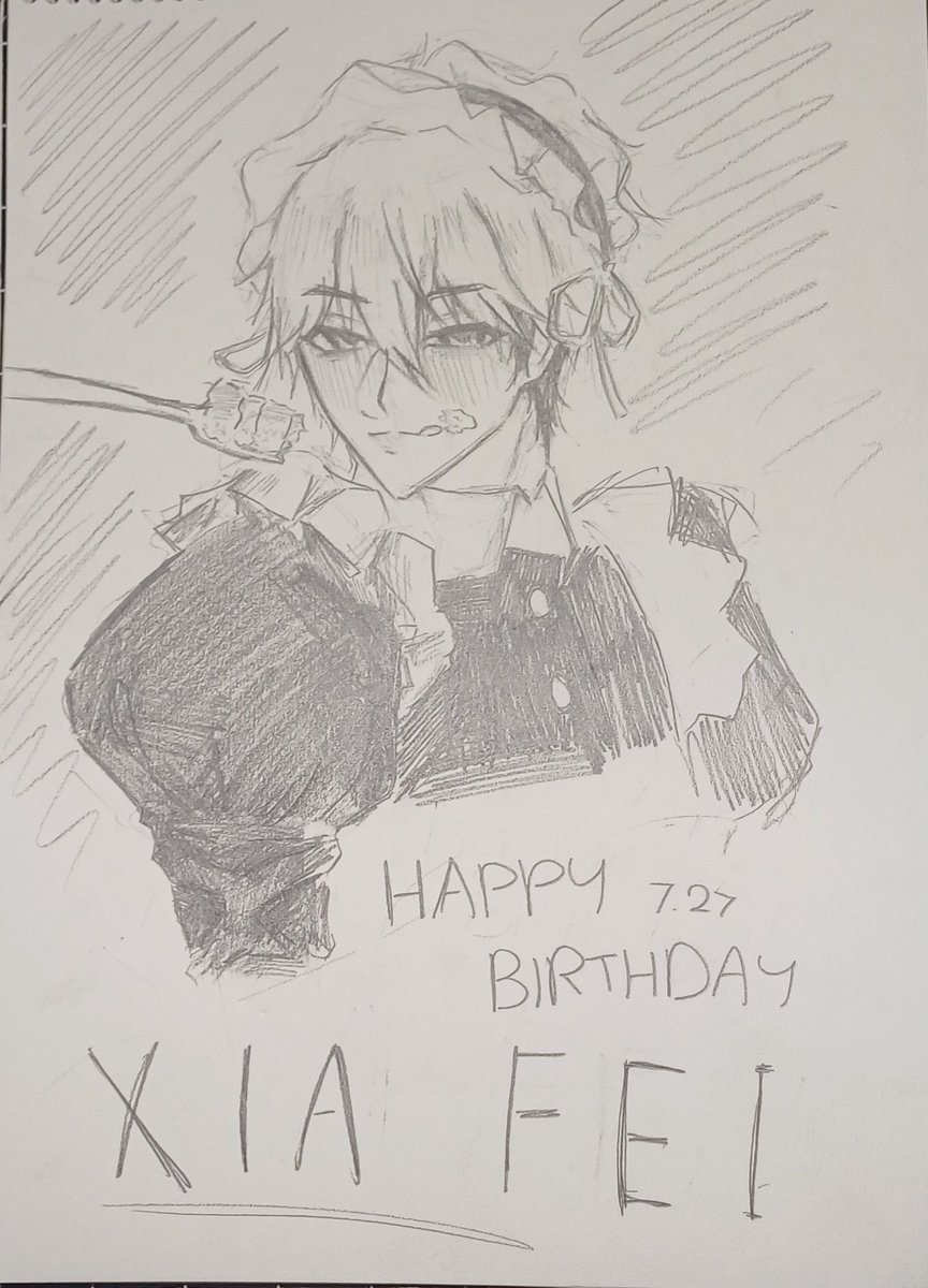 tarostar_'s tweet image. are you guys happy now 
happy birthday xia feifei #linkclick #xiafei