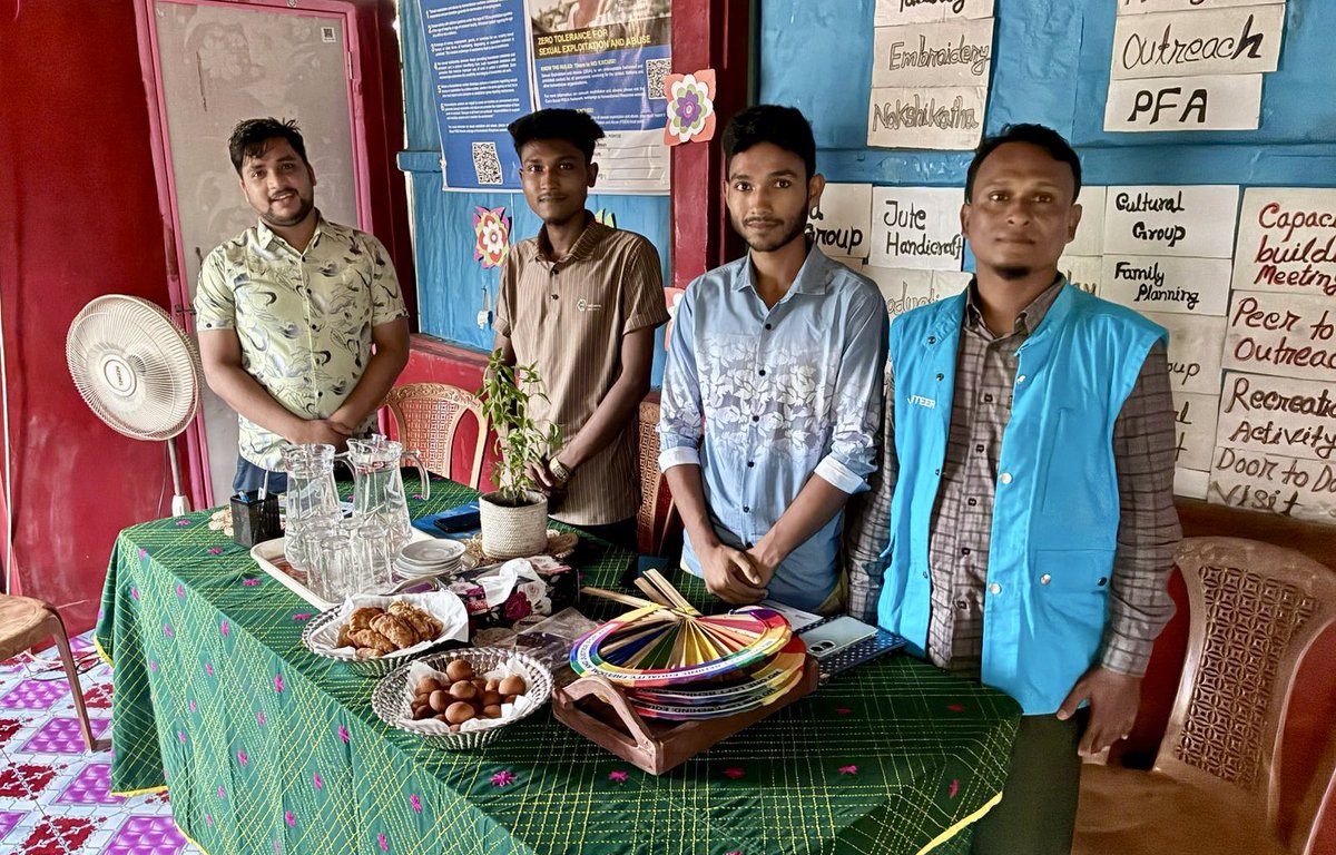 SwissAmbBD's tweet photo. United efforts for the Rohingya π¨ππ€β¨
Switzerland and UNICEF, WFP, UNHCR, IOM & UN Women launch CHANGE in Bangladesh. The CH programme boosts education, protection and livelihoods to reduce aid dependency and create sustainable solutions.
#SwissinBD #CHANGEProject #RohingyaResponse