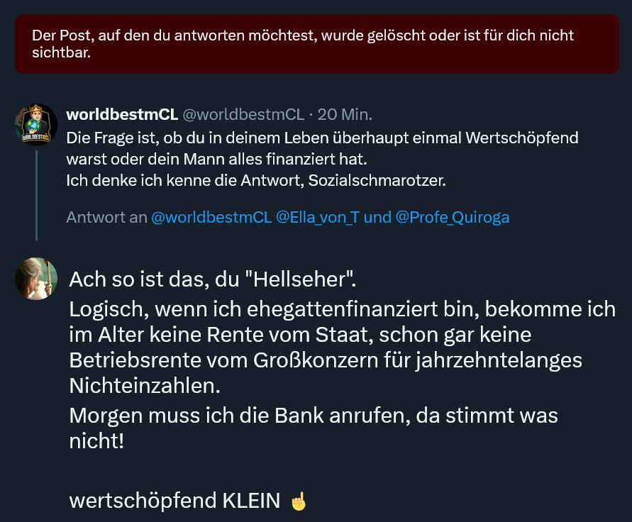 Mamas Liebling. #Wertschöpfung Das ist bestimmt der, der gestern beim Abholen angeschrien wurde. Jetzt hockt er im Zimmer und hat Hausarrest und erzählte, das Smartphone wäre vor lauter, lauter verlorengegangen, wenn nicht gar über den 🌈, "schwör".