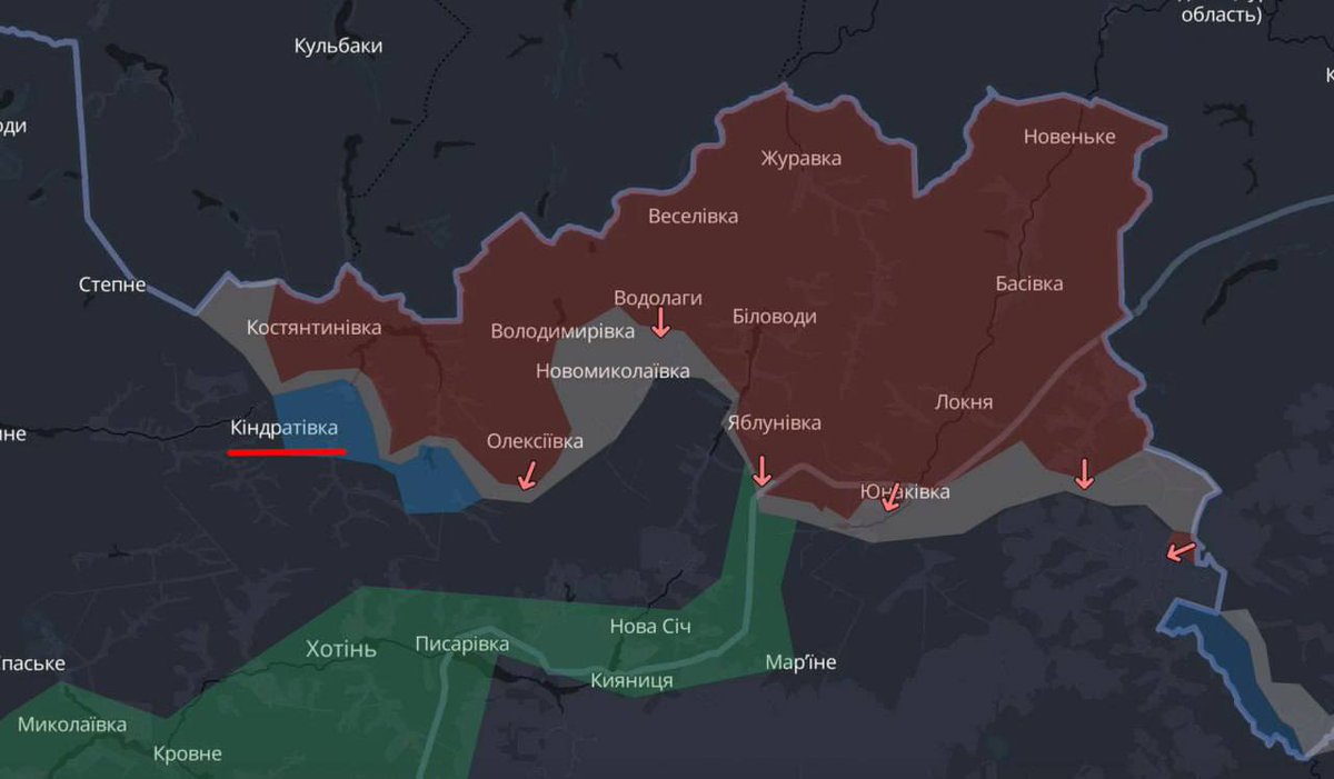 NSTRIKE1231's tweet image. 🔴 Russian military bloggers and Telegram channels affiliated with the Russian Ministry of Defense report that several Russian battalions were completely lost near Kondrativka.
According to them, the surviving soldiers managed to escape only by fleeing the battlefield.
🔷 The…