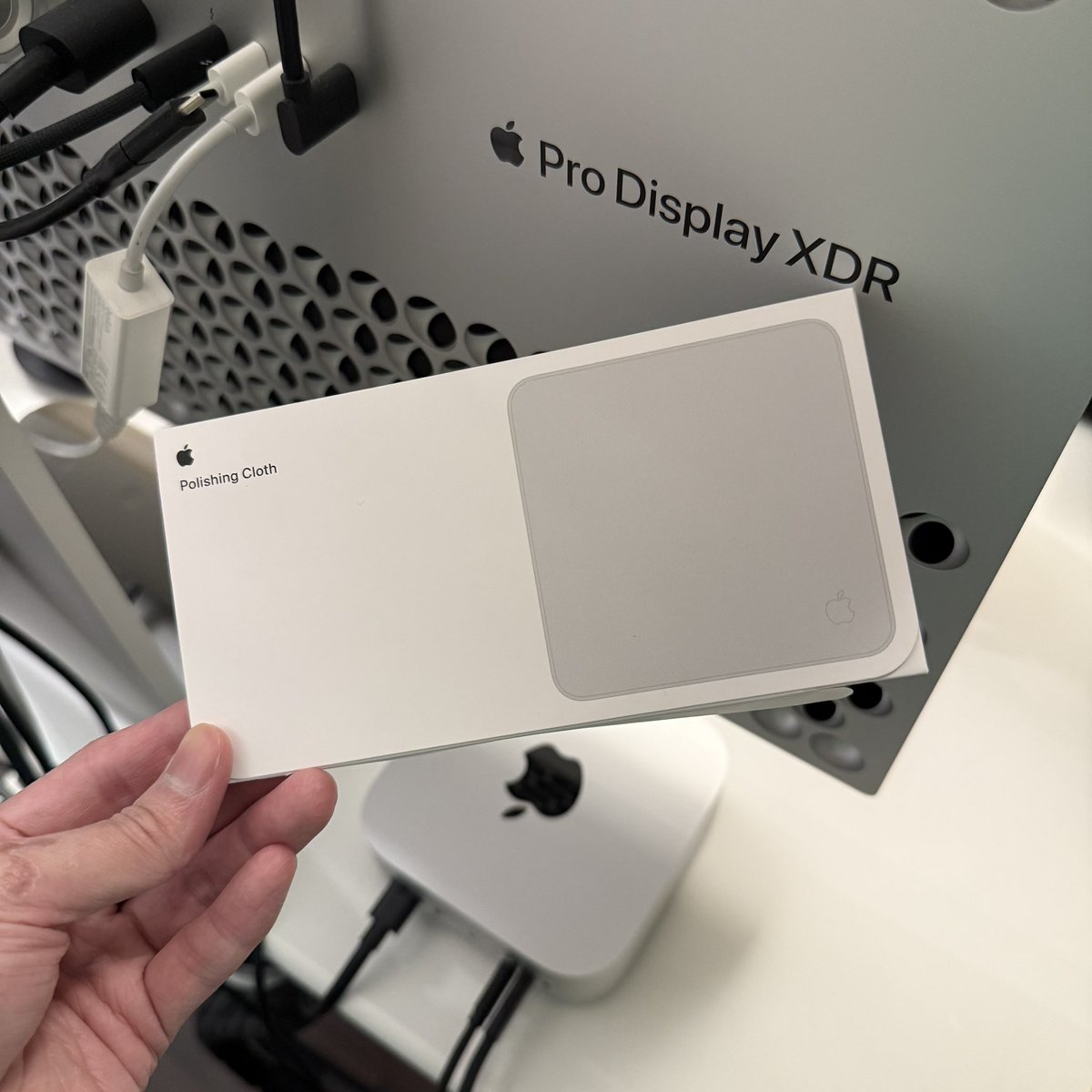 実はXDRに付属していた布を紛失してしまって、買い直したのであった