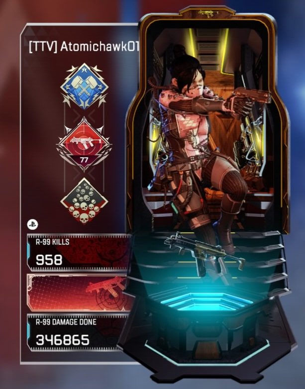 atomichawk01's tweet image. R99 master