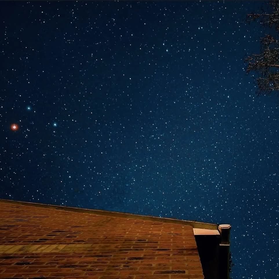 🌌🌌 From a supporter in Saxmundham, taken on a smartphone back in January, a lovely clear shot, even showing Mars on the left side of the photo.

Should the Converter stations be given the go ahead... these photos will be impossible due to the sheer amount of light pollution