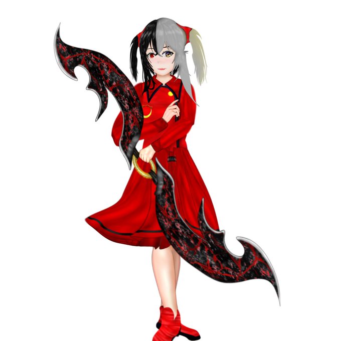 前に描いたアズレンの大鳳をいじくって描いてみたよ…ハーフヴァンパイアのロリ少女。ダブルセイバー使いの女の子って素敵だなぁ〜
#イラスト 