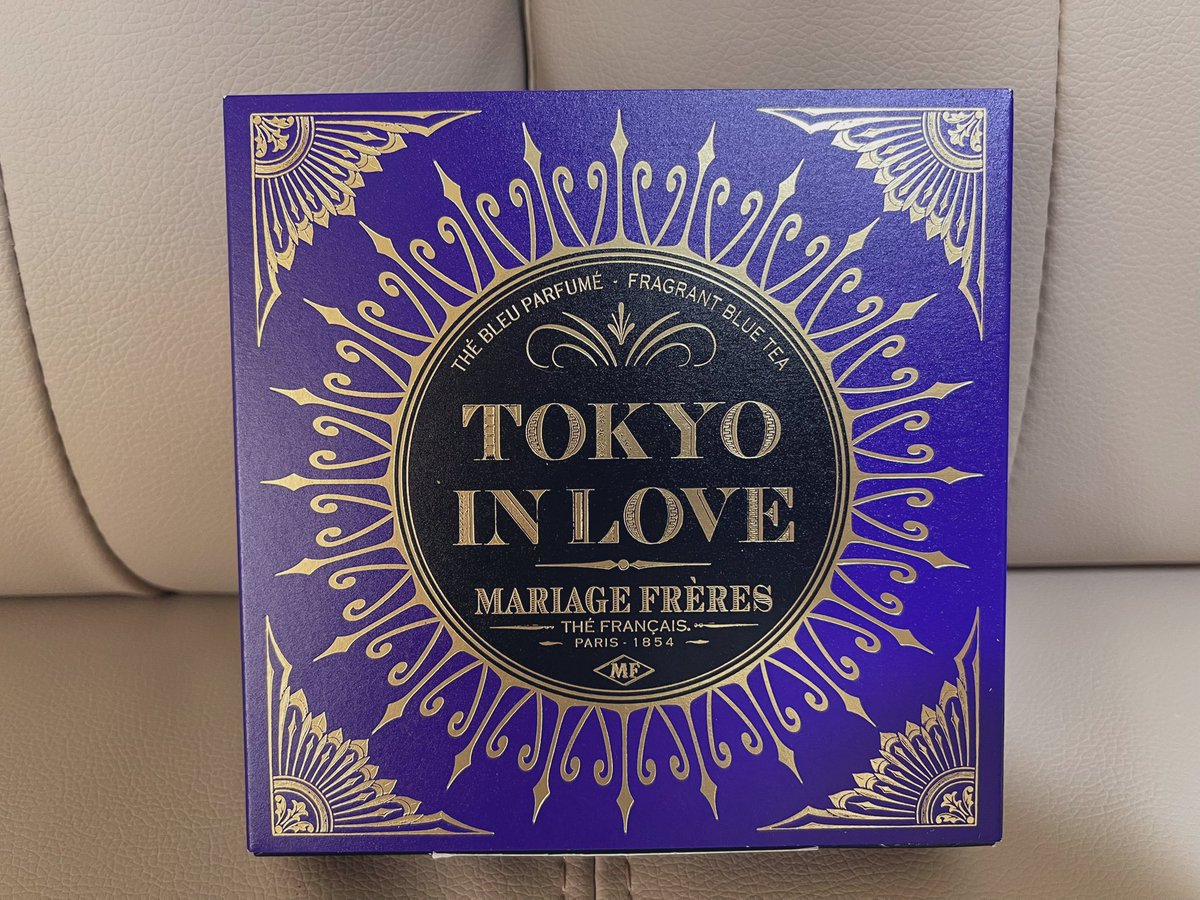 rararagi's tweet image. マリアージュフレールでトーキョーインラブを購入。これで水出しでアイスティー作るぞ〜