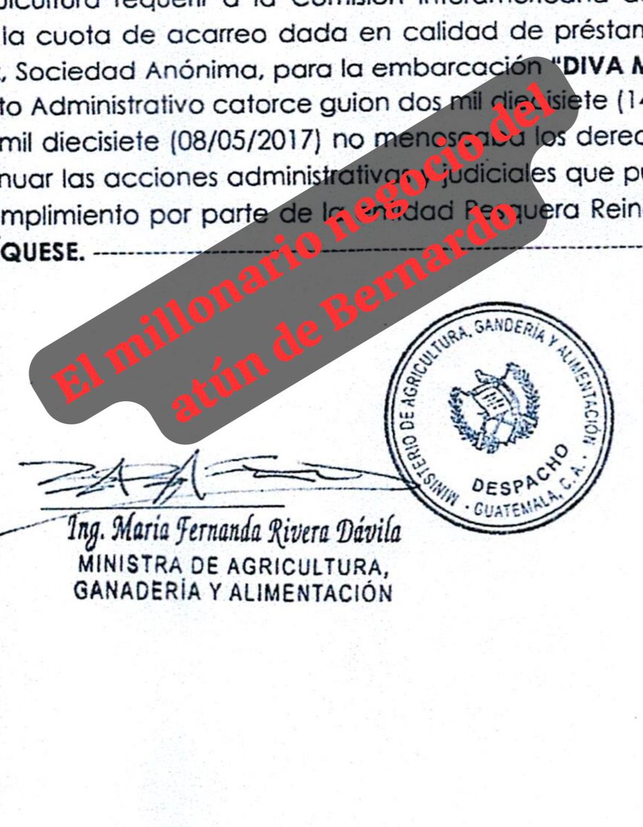 5toPoderSM's tweet image. #CONFIDENCIAL
No se pierda este lunes 28 de julio, la quinta entrega de nuestra investigación:
El millonario negocio del atún, que Bernardo Arévalo le entregó a los españoles.