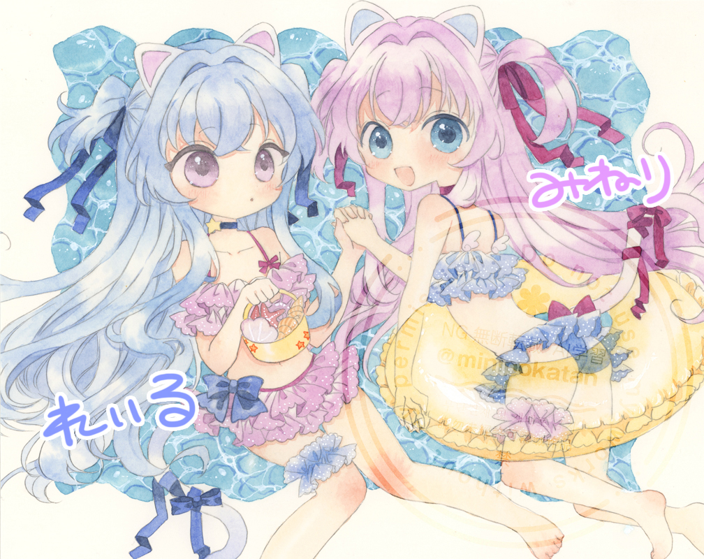 minipokatan's tweet image. ふたごてんしのスターキャット、みねり(姉)&れいる(妹)です!
普段は星の国で星を集めるおしごとをしてますがたまに下界に遊びに行ったりします👼👼
衣装はアレンジして頂いてもお好きな衣装を着せて頂いても何でも大丈夫です♡♡ #うちの子チェンジタイム詳細