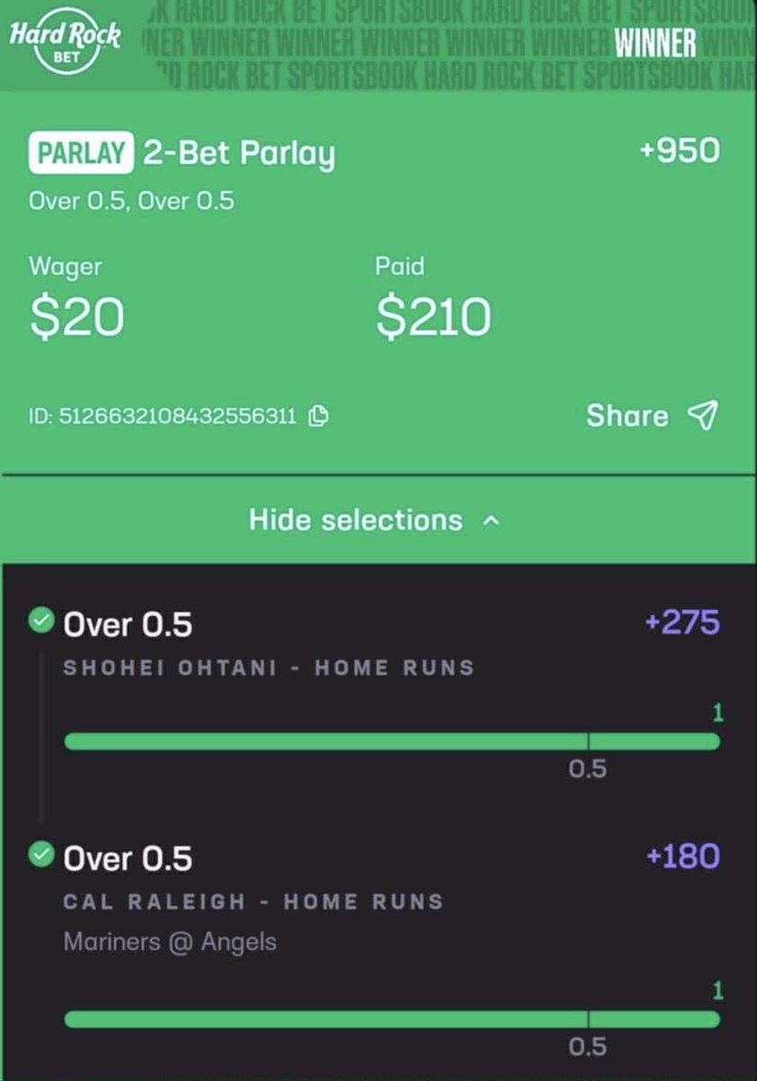 Ghost24966's tweet image. What a beautiful day in @CristinaBets cord🤑🤑🤑🤑 20 dollars to win 210 on that homerun parlays those how it's done!
