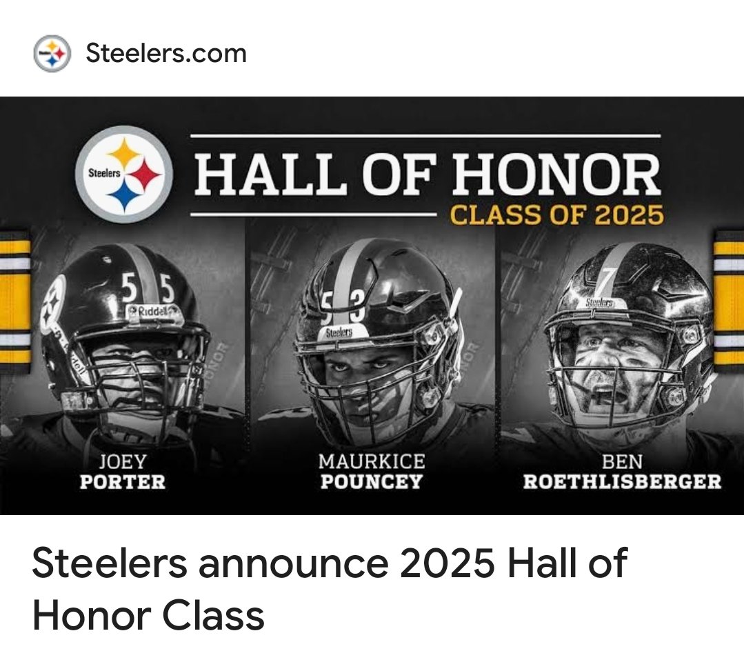 CathyGarrison22's tweet image. I&apos;m so happy to see Big Ben in the Hall of Honor.