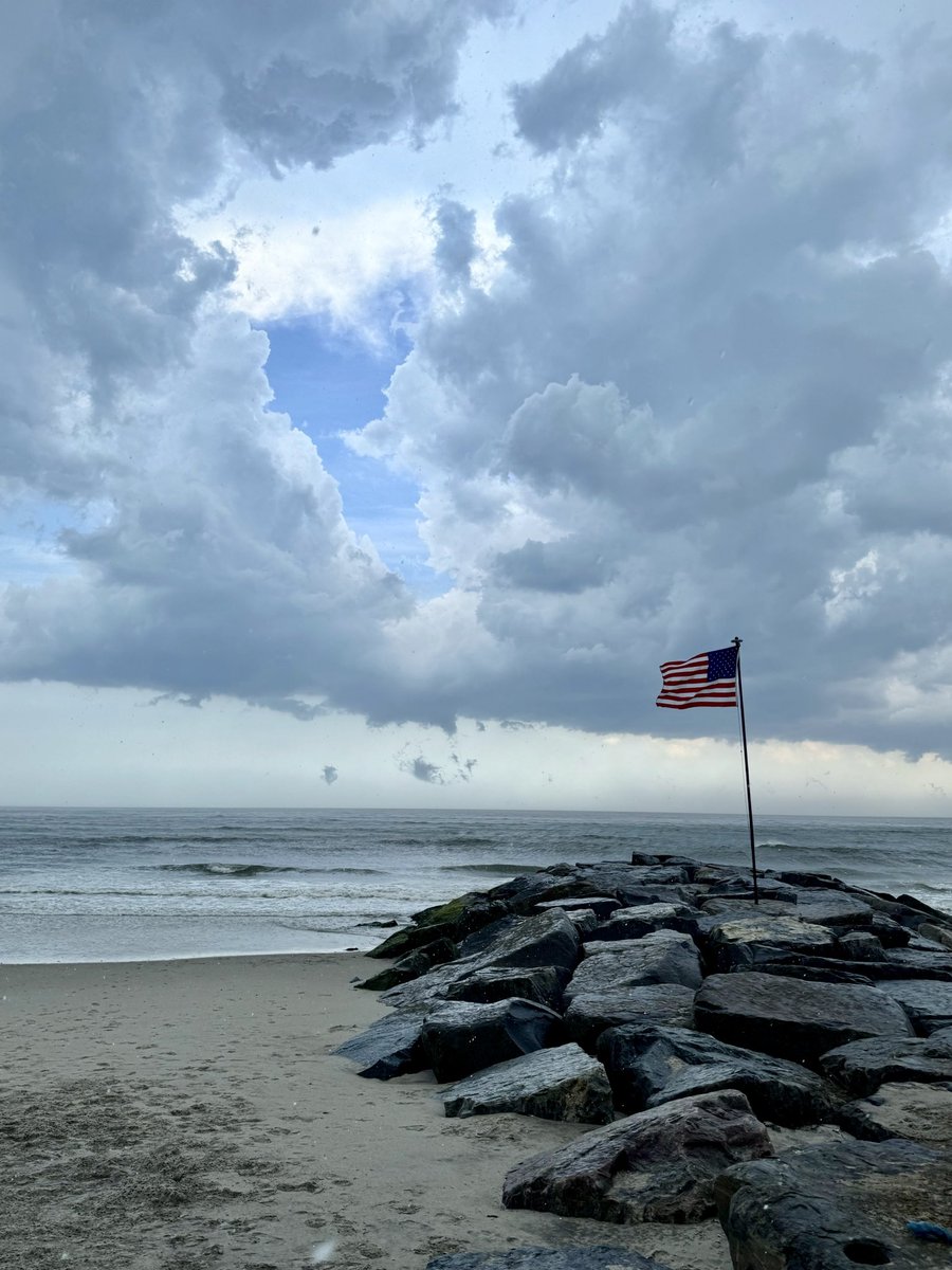 JoeFox's tweet image. Good morning from Rockaway!
&quot;O say does that star-spangled banner yet wave O&apos;er the land of the free, and the home of the brave?&quot;