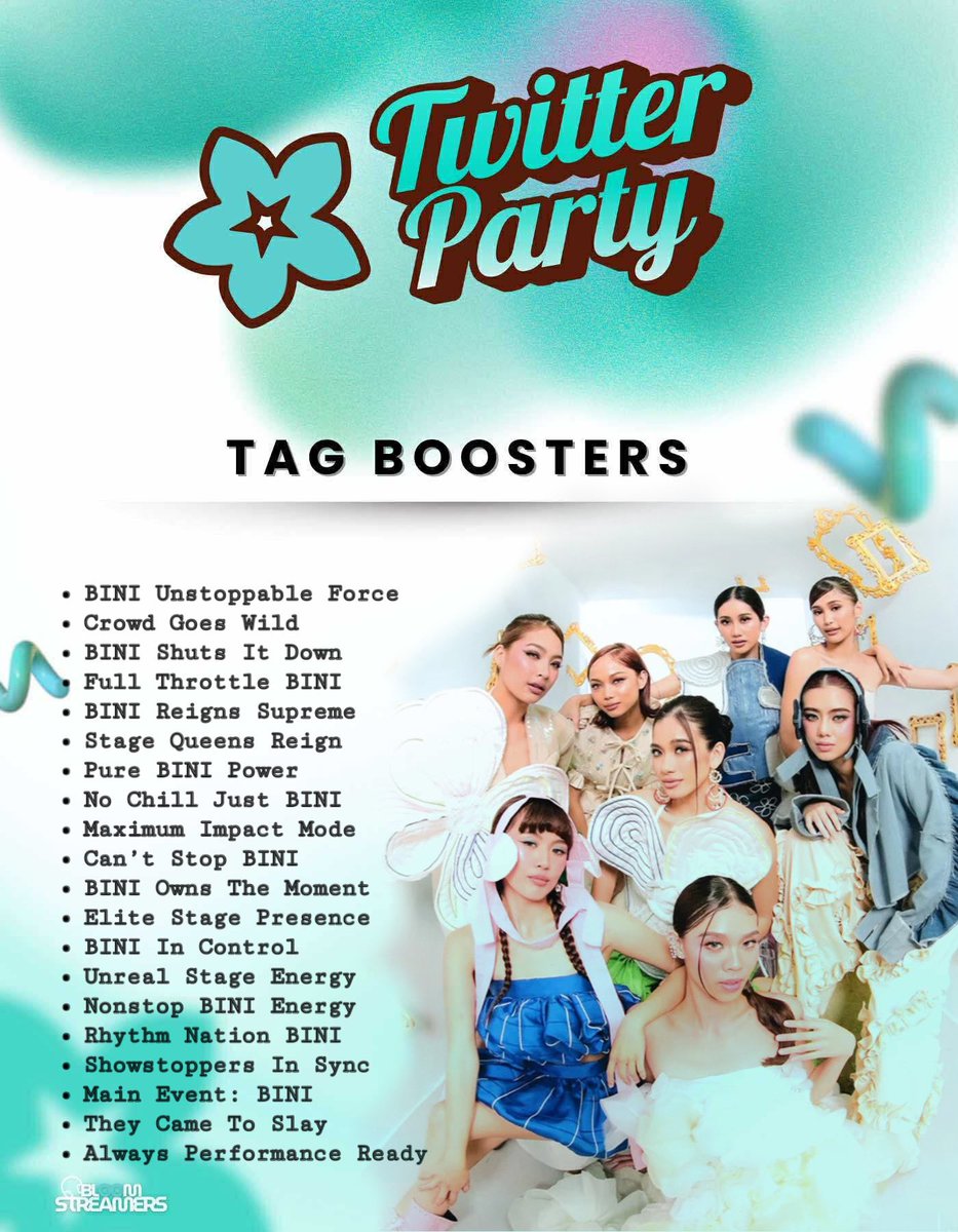 BloomStreamers's tweet image. The Concert of the Year “Grand Biniverse”
Reply tag booster with tags
BINI Dominates New Hue
#BINIxTheNewHueVMA2025 #BINI