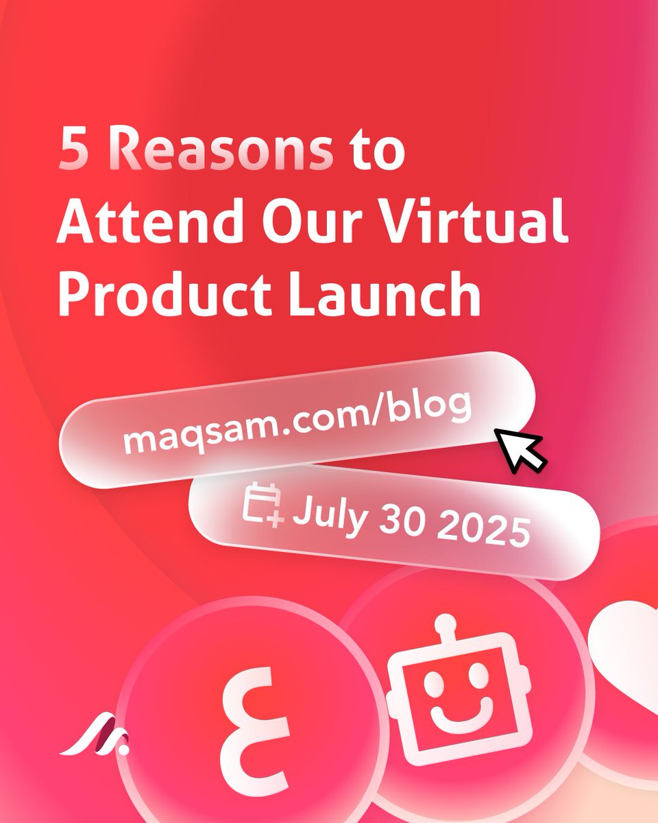🚀 5 Reasons You Can’t Miss Maqsam’s Virtual Product Launch

Arabic-native AI, game-changing tools, and a whole new way to think about customer service, this event could redefine your CX strategy.

Read the full blog to find out why 👉 bit.ly/3ILpssd