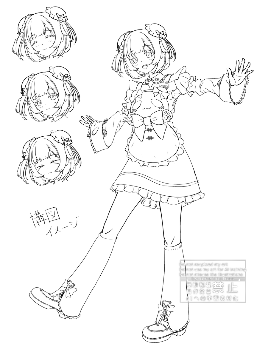 ameiroglass's tweet image. 描いてたのちょうど一年前頃らしい