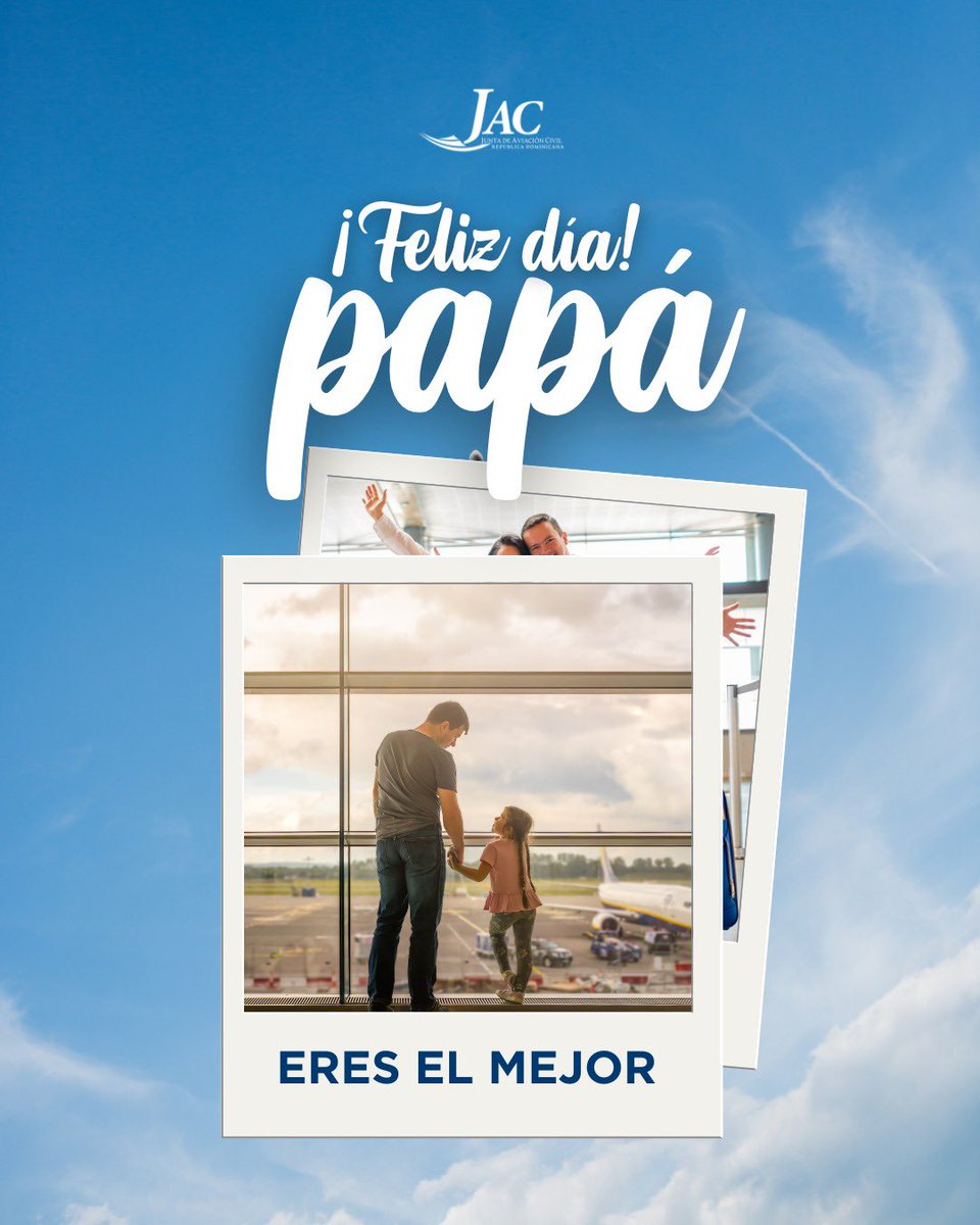¡Feliz Día del Padre! 👨‍✈️Gracias por volar alto con el corazón y dar seguridad en la ruta de la vida.

#DíaDelPadre #JACRD #HonorAEllos