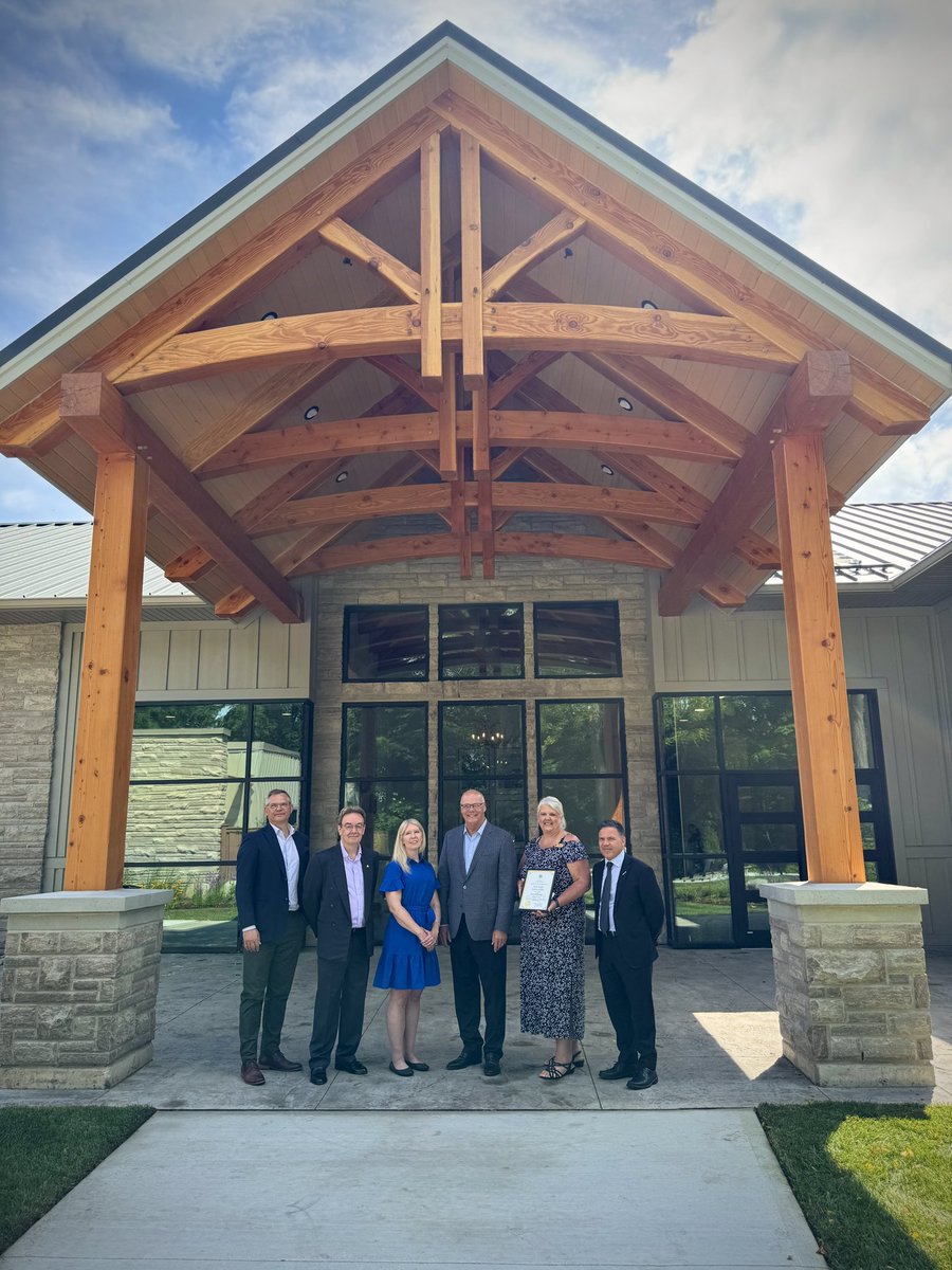 RobFlackEML's tweet image. I had the honour of attending the grand opening of the Barrie Family Hospice of Elgin on Friday. This is a remarkable place built with love, compassion, and deep commitment to providing dignified end-of-life care.
This stunning facility is a warm, comforting sanctuary, where…