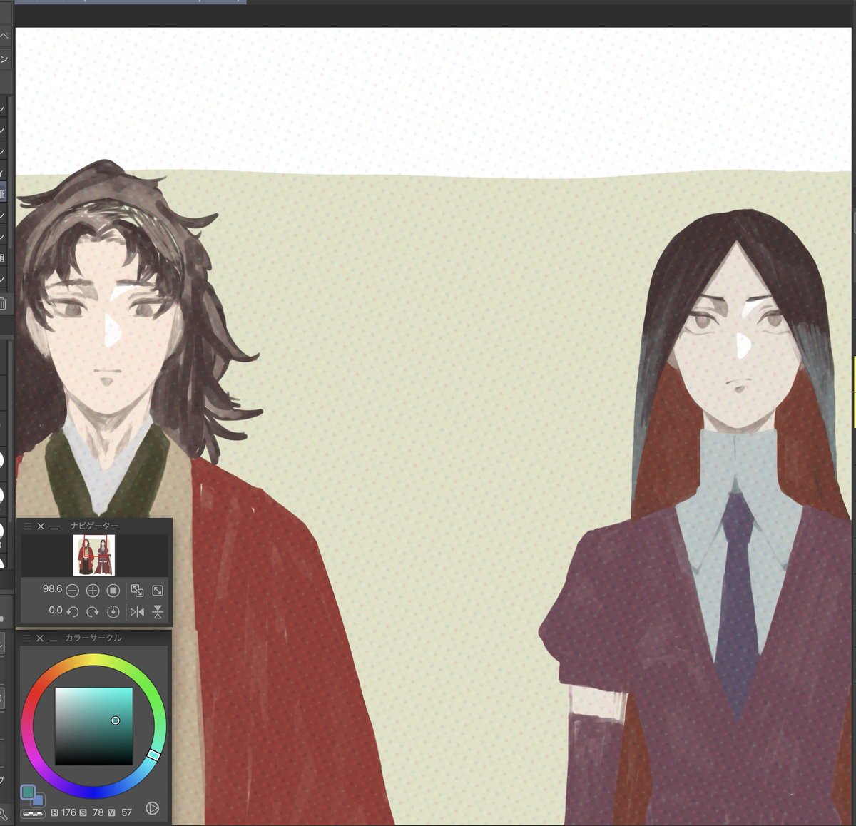 human_to_ghost's tweet image. ちょっとだいぶ恥ずかしいのですが⋯、2020年に描いたこの組み合わせ10枚ほど残ってた。