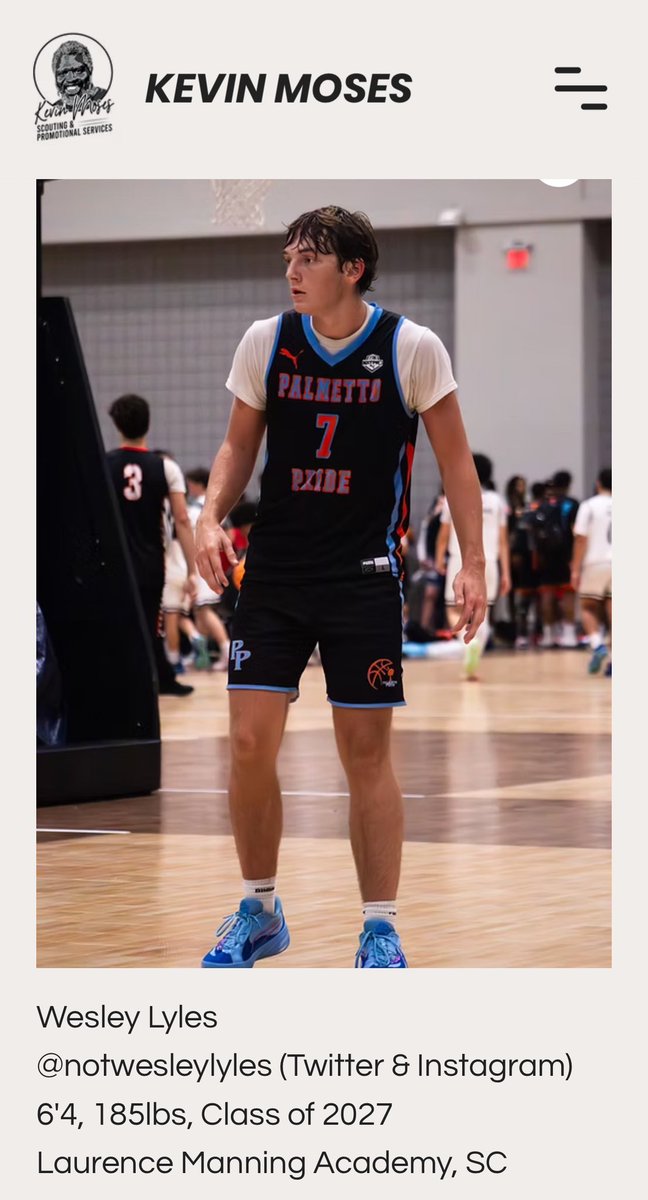 Wesley Lyles (@notwesleylyles) on Twitter photo Thank you <a href="/KevinMoses38/">Kevin Moses LLC</a> for the article!!!
Go to the link and hit stories
⬇️⬇️⬇️⬇️⬇️⬇️
Kevinmosesscouting.com
<a href="/panderson_5/">Patrick Anderson</a> <a href="/coachranderson3/">Ryan Anderson</a> <a href="/SwampcatsBball/">Laurence Manning Academy Basketball</a> <a href="/coachadams_1/">Coach Adams</a> <a href="/PalmettoPrideBB/">Palmetto Pride Basketball</a> <a href="/TheJasonHHoward/">Jason Howard</a> Thank you <a href="/KevinMoses38/">Kevin Moses LLC</a> for the article!!!
Go to the link and hit stories
⬇️⬇️⬇️⬇️⬇️⬇️
Kevinmosesscouting.com
<a href="/panderson_5/">Patrick Anderson</a> <a href="/coachranderson3/">Ryan Anderson</a> <a href="/SwampcatsBball/">Laurence Manning Academy Basketball</a> <a href="/coachadams_1/">Coach Adams</a> <a href="/PalmettoPrideBB/">Palmetto Pride Basketball</a> <a href="/TheJasonHHoward/">Jason Howard</a>