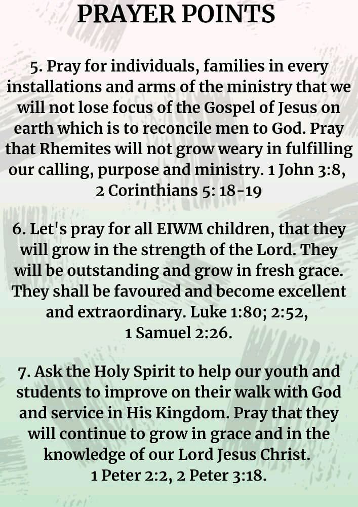 RhemaChapelxIfe's tweet image. 🌱 Day 13 of our mid-year fast and prayers—let's grow stronger in faith and hope! 🙏 Embrace this season to deepen your roots in God's love and flourish in His purpose. Keep pressing on! How is this fast helping you grow? Share below! 

#RhemaIfe
#MidYearFast
#Revival
#Grow