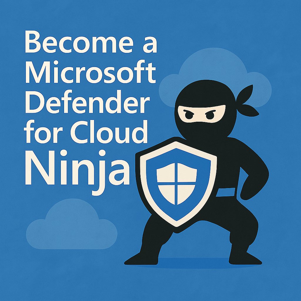ITSupportBlog's tweet image. Become a Microsoft Defender for Cloud Ninja 🥷
🔵 Go through the FREE learning path
🔵 If you score 80% or more in the knowledge check, request your participation certificate!
techcommunity.microsoft.com/blog/microsoft…