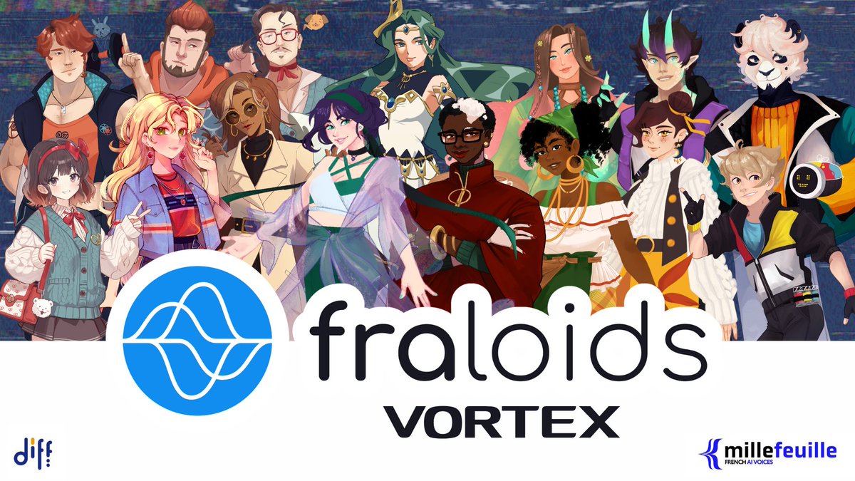 FRAloids's tweet image. And the VORTEX is now closed.
Thanks to every body that has been involved in this project that started all the way back in 2023 !
Next month, on August 21st, Fraloids will celebrate it's 15th anniversary ! But more on that tommorow !
All the Fraloids are available on UFR !