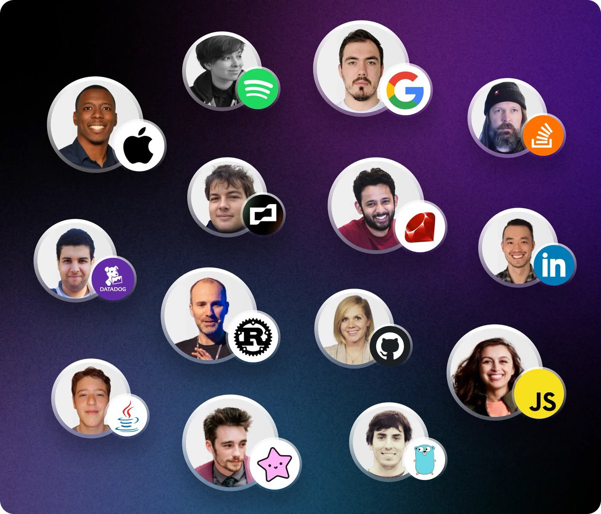 StackClass's tweet image. Be in the company of prolific developers
Is there a more idiomatic approach? Or a concise one? Study how other engineers approach the same problems.
Develop a circle of influence you can’t find at work.